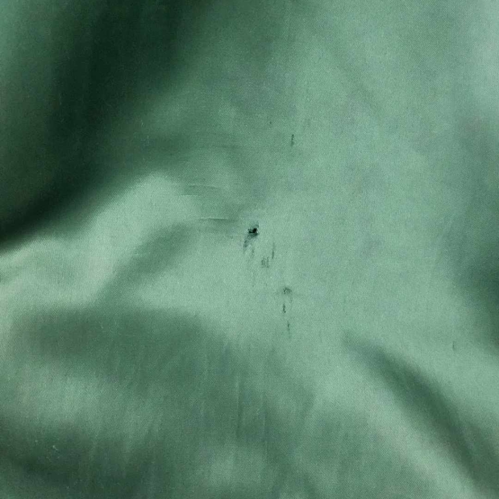 Vintage Long Winter Coat Blue/Green Teal 100% Wool Button Down Pockets Small - Picture 11 of 12